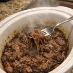 Slow Cooker Shredded Beef for Labor Day