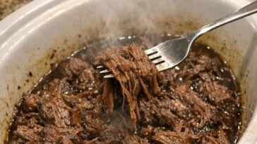 Slow Cooker Shredded Beef for Labor Day