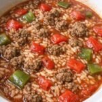 Slow Cooker Stuffed Pepper Soup