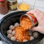 Spaghetti Rings with Beef Meatballs