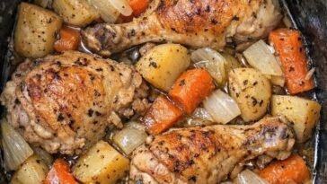 Slow Cooker Amish Autumn Chicken