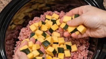 Slow Cooker Beef and Acorn Squash