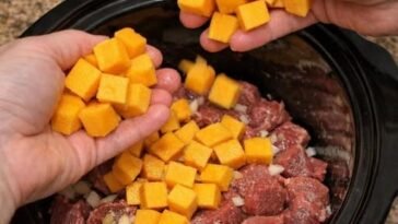 Slow Cooker Beef and Butternut Squash