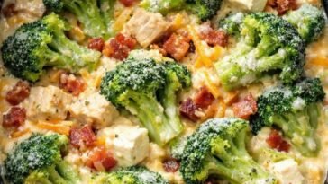 Slow Cooker Cheesy Chicken & Broccoli