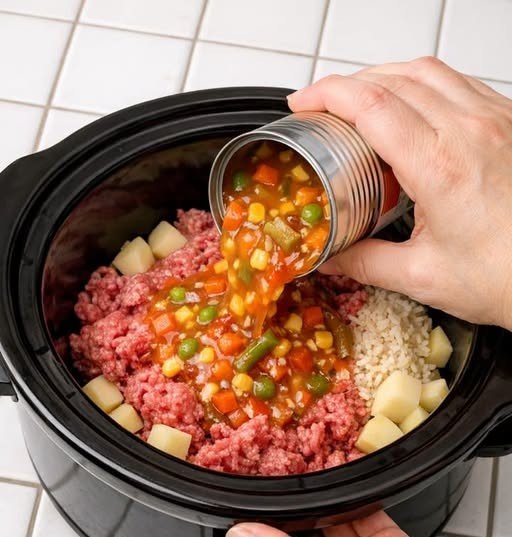 Slow Cooker Depression Era Shipwreck Stew