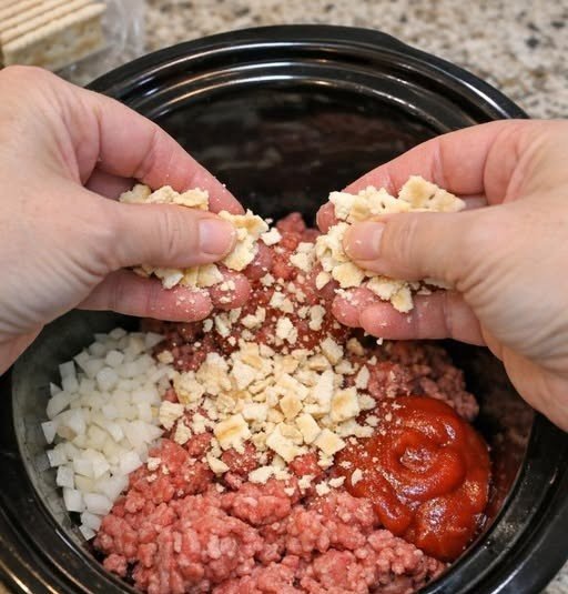 Slow Cooker Depression Meatloaf