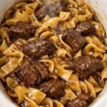 Slow Cooker Poor Man's Beef and Noodles