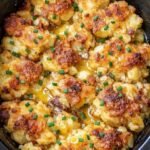 Slow Cooker Smashed Potato Bake with Buttery Chives