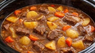 Thick and Cozy Crock Pot Beef Stew