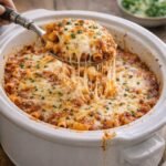 Cheesy Crock Pot Pasta Bake