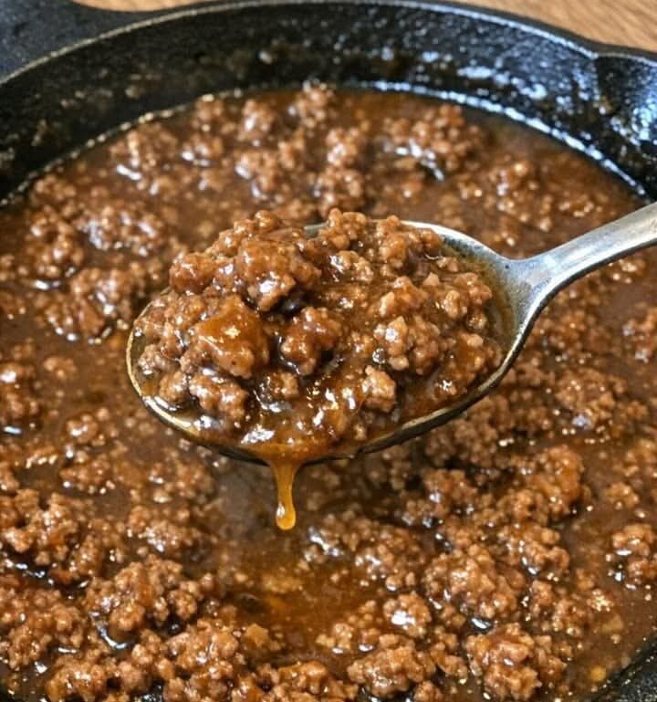Skillet Beef and Onion Gravy